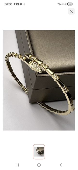 Браслет золотой италия