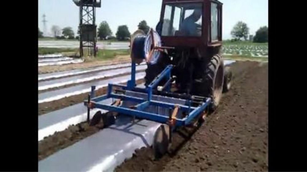 Мулч фолио черно сиво UV защита