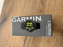 Smartwatch Garmin vivoactive 5, GPS, 42mm, curea silicon, Slate/Black