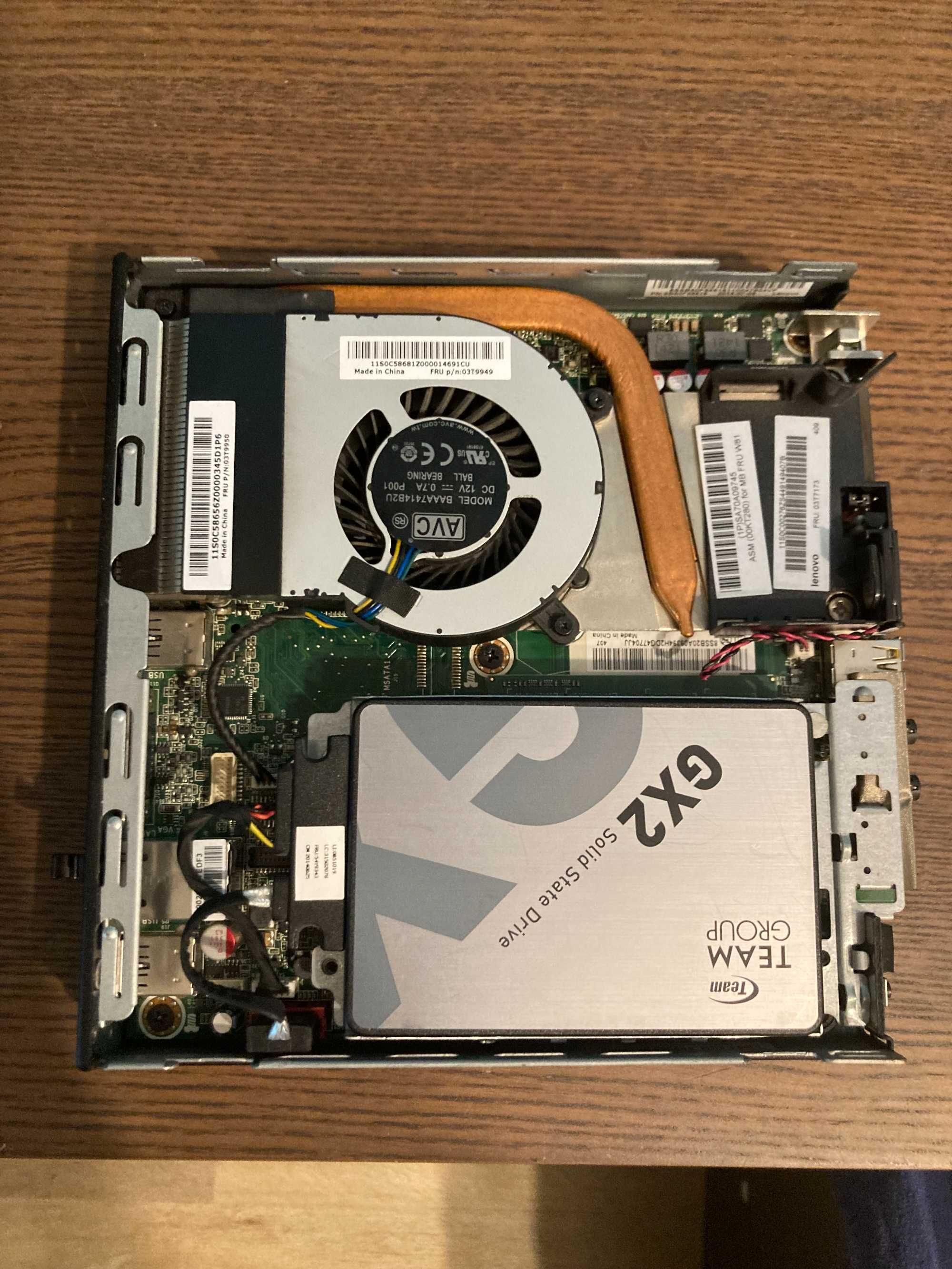 Lenovo M93p Tiny Intel I5 4570T,8GB RAM,256Gb SSD,Четириядрен компютър