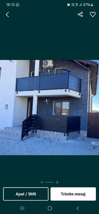 Balustrada din tablă decupata