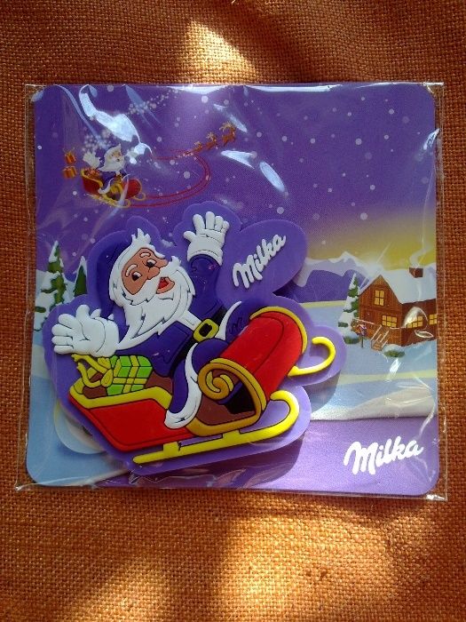 Продавам коледен магнит Милка (Milka)