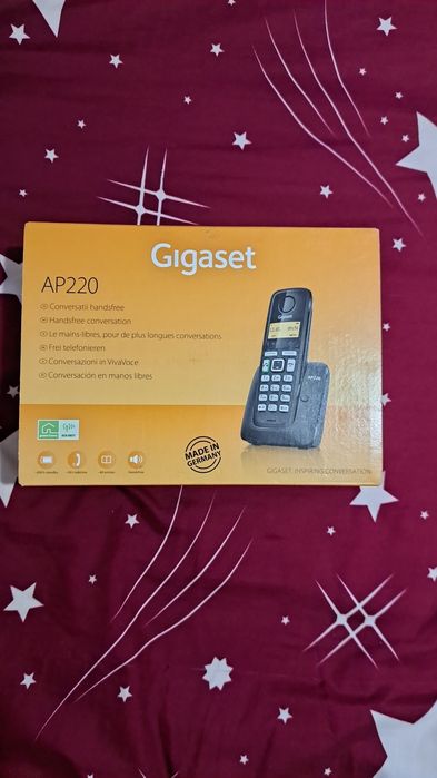 Telefon fix, portabil, nou.