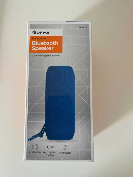 Boxa portabila Denver BTS-110, Bluetooth,2x5 W, AUX input, MicroSD
