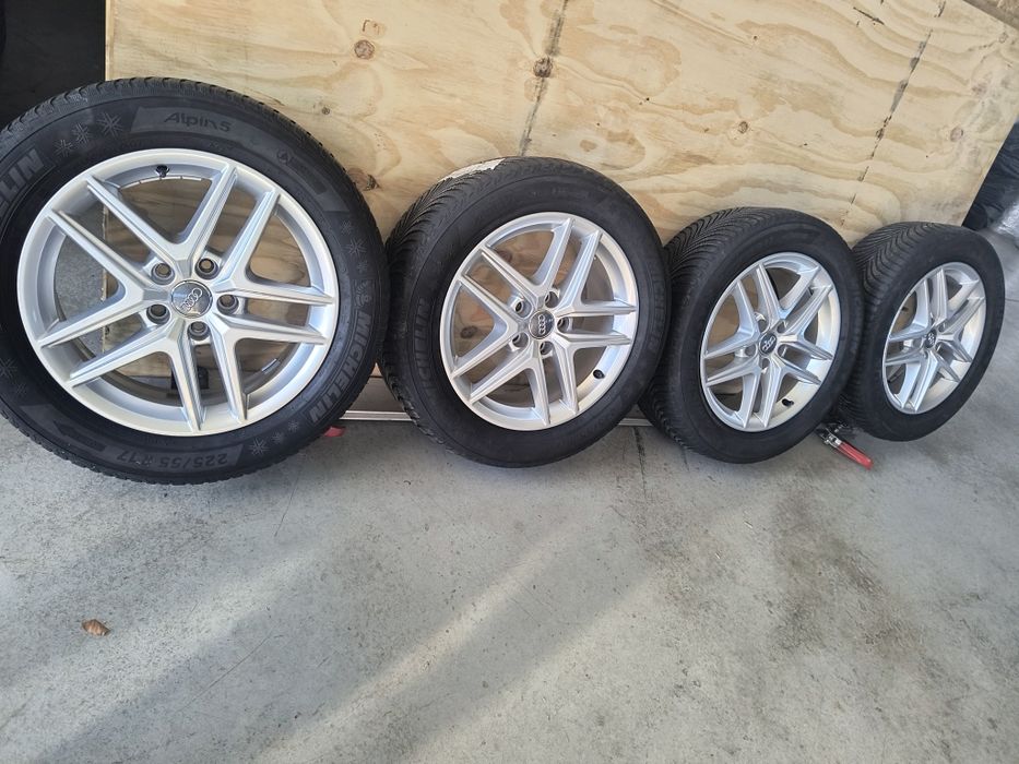 Set jante OEM Audi R17 A4 allroad după 2016  225 55 17
