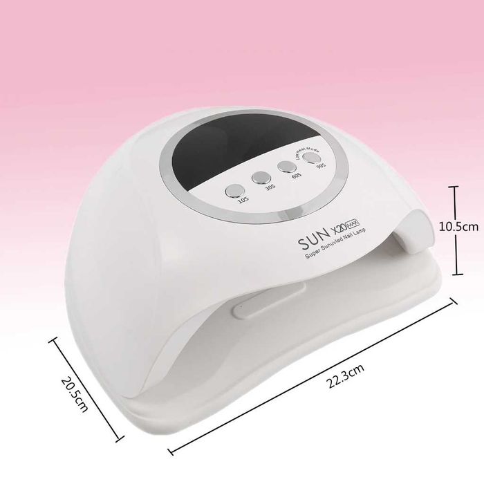 УВ/ЛЕД лампа за маникюр “Sun X20 Max“ – 72 розови диода 320W