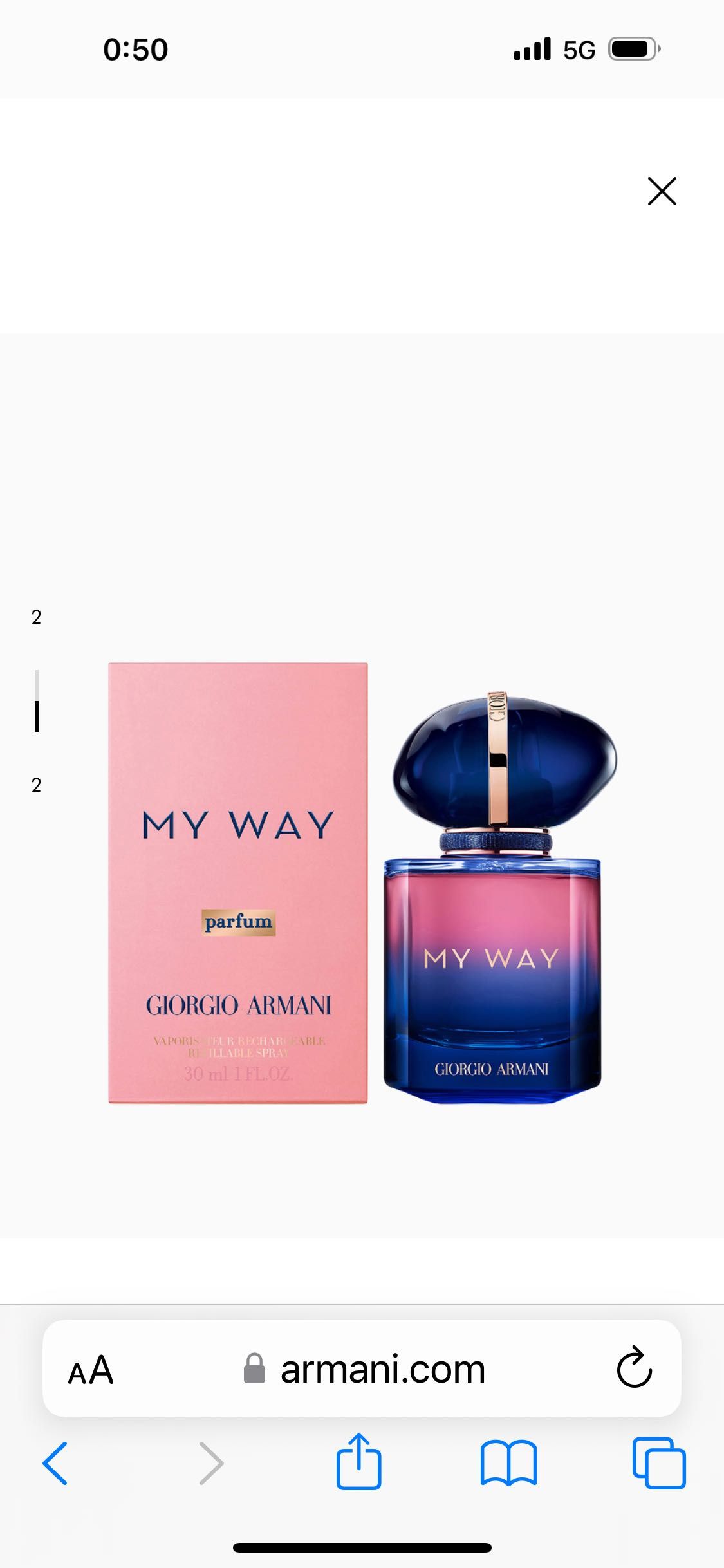 лимитиран парфюм талисман!100 % оригинал изчерпан в цял свят MY WAY GA