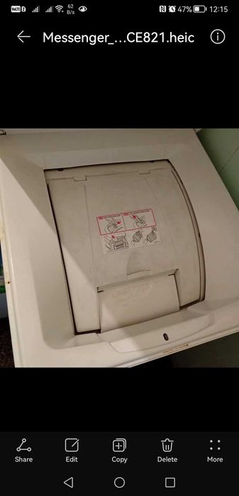 Компактна 45 см. сушилня с горно зареждане, 7 кг