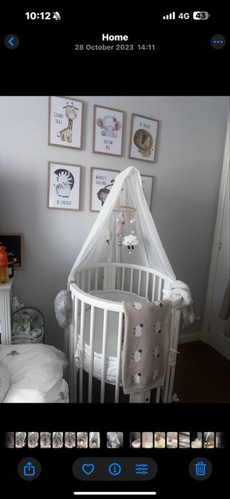 Patut Stokke Sleepi Mini (cu accesorii complete)