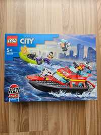 LEGO City, Barca de salvare a pompierilor 60373, 144 piese