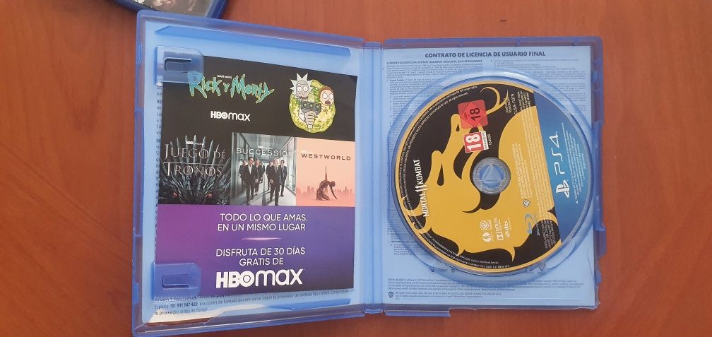 Продам игру на ps4, mortal kombat 11
