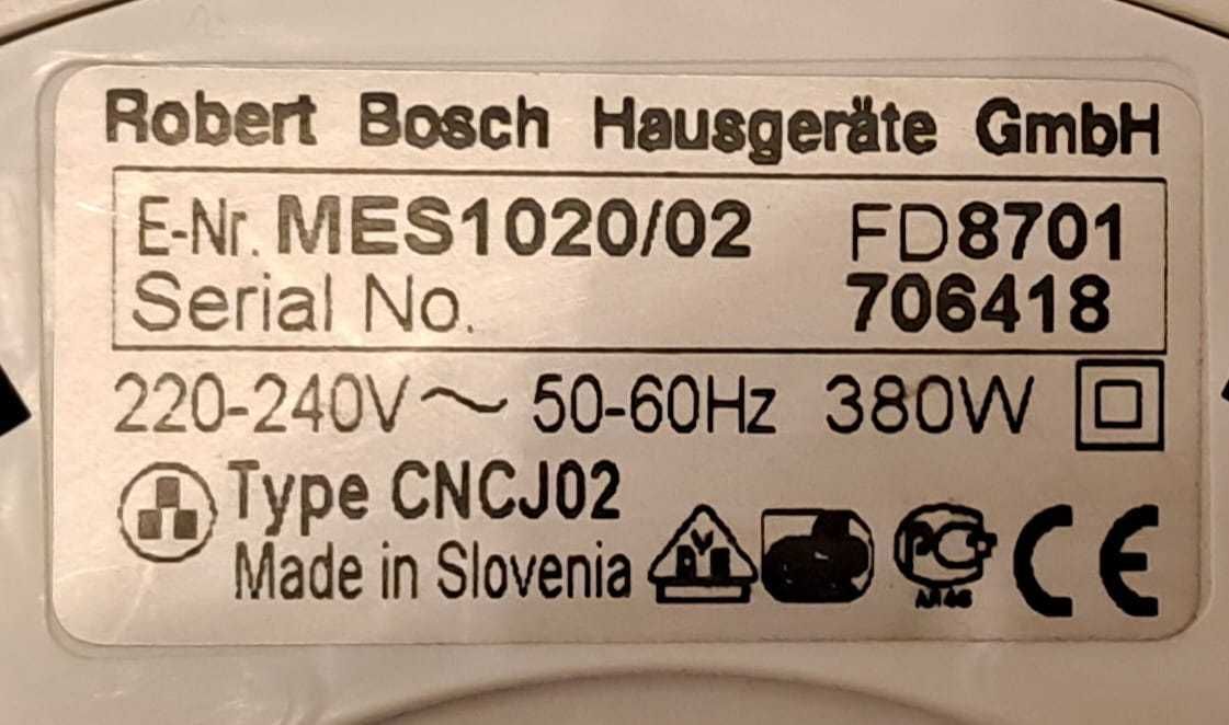 vand storcator de fructe Bosch 380W