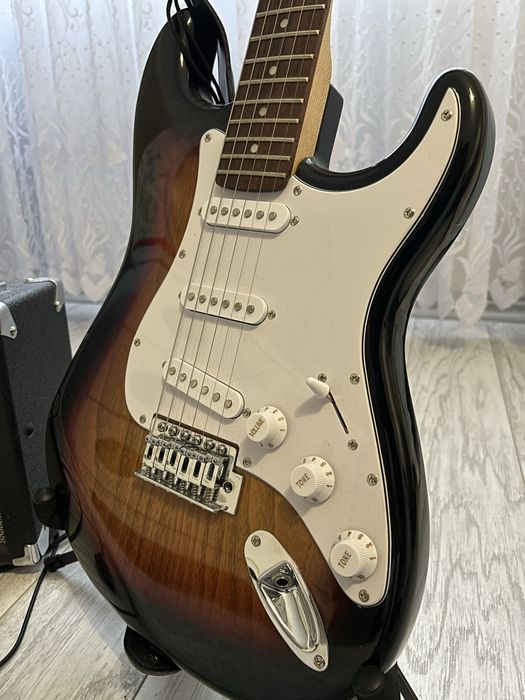 SX Fender електрическа китара - пълен комплект