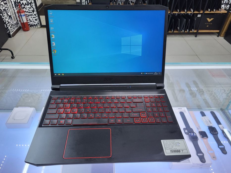 Acer Nitro Ryzen 5 4600H Озу 8гб ssd512gb gtx1650ti рассрочка
