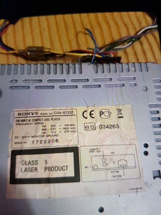 Casetofon auto Sony