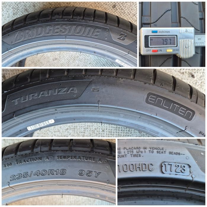 O bucată 235/40 R18 vară - una Bridgestone Michelin Goodyear