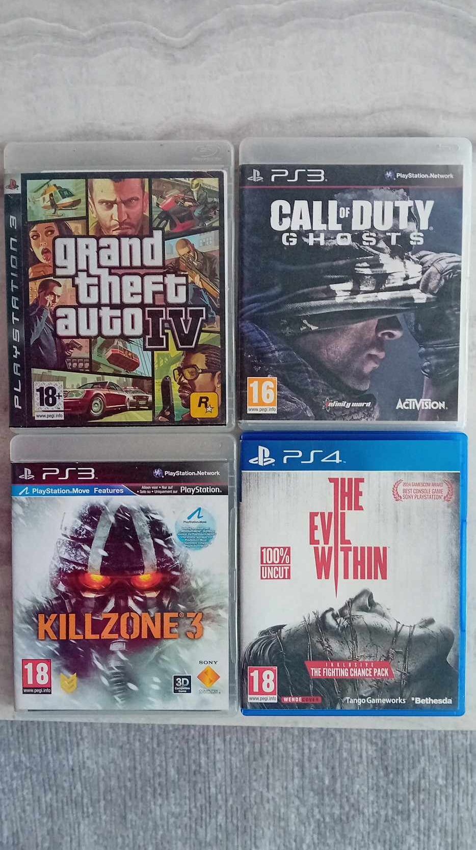 Игри за PS3, PS4 - 4бр.