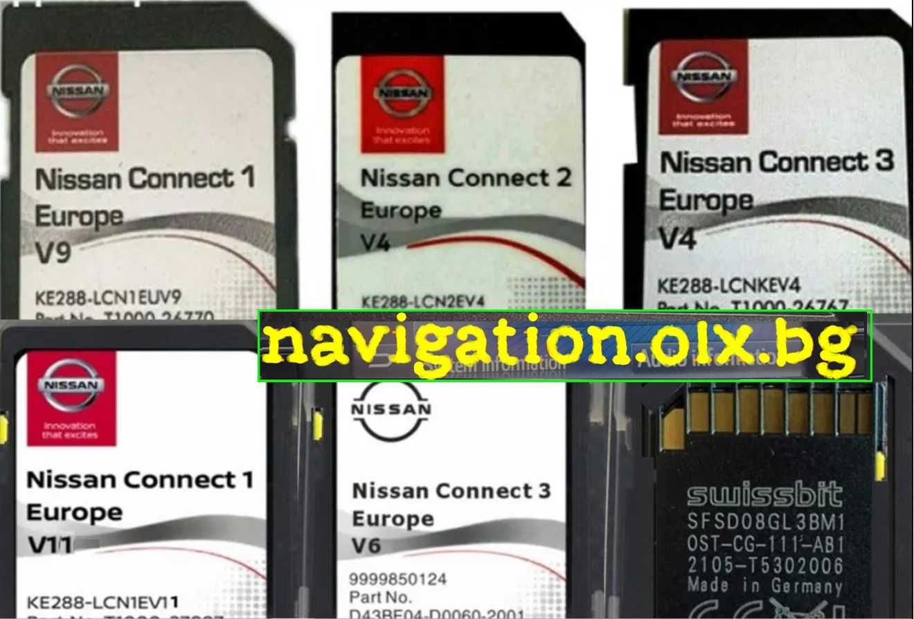 2024 навигация ъпдейт Nissan/Infiniti Нисан SdCard СД Карта map update