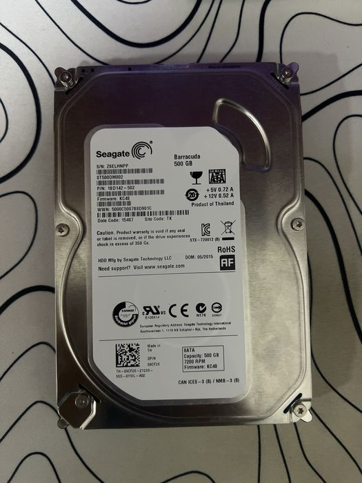 Жесткий диск Hdd Seagate 500gb