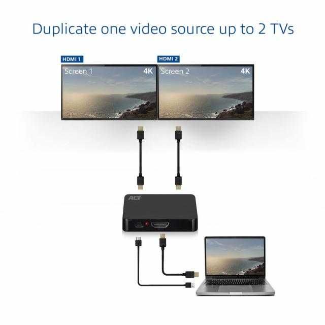 HDMI 4K сплитер 1 към 2