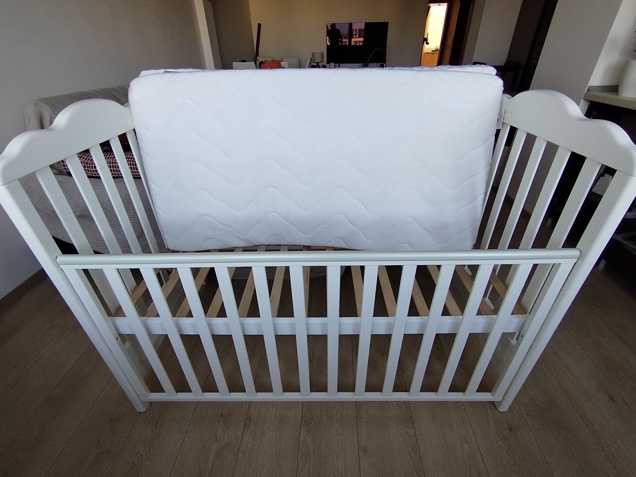 Детско легло кошара Baby Italia с два матрака 125 х 63 см