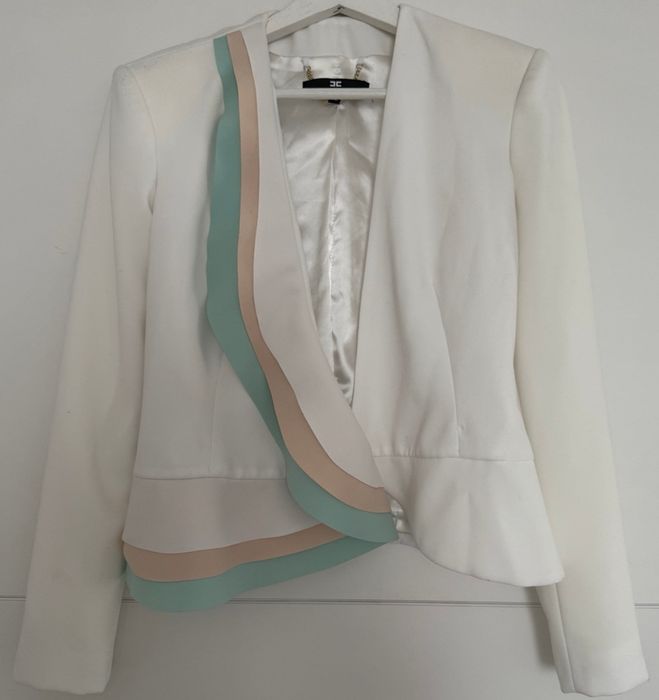 Сако Elisabetta Franchi, бял