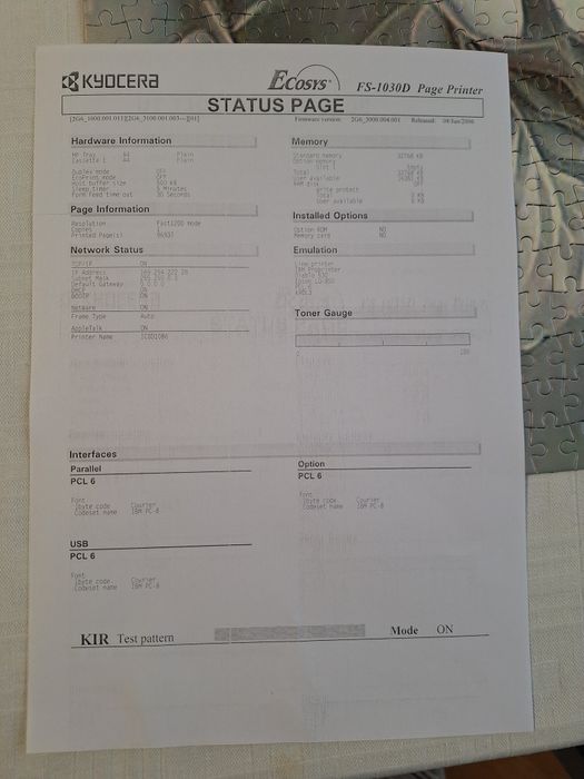 Принтер Kyocera fs-1030d
