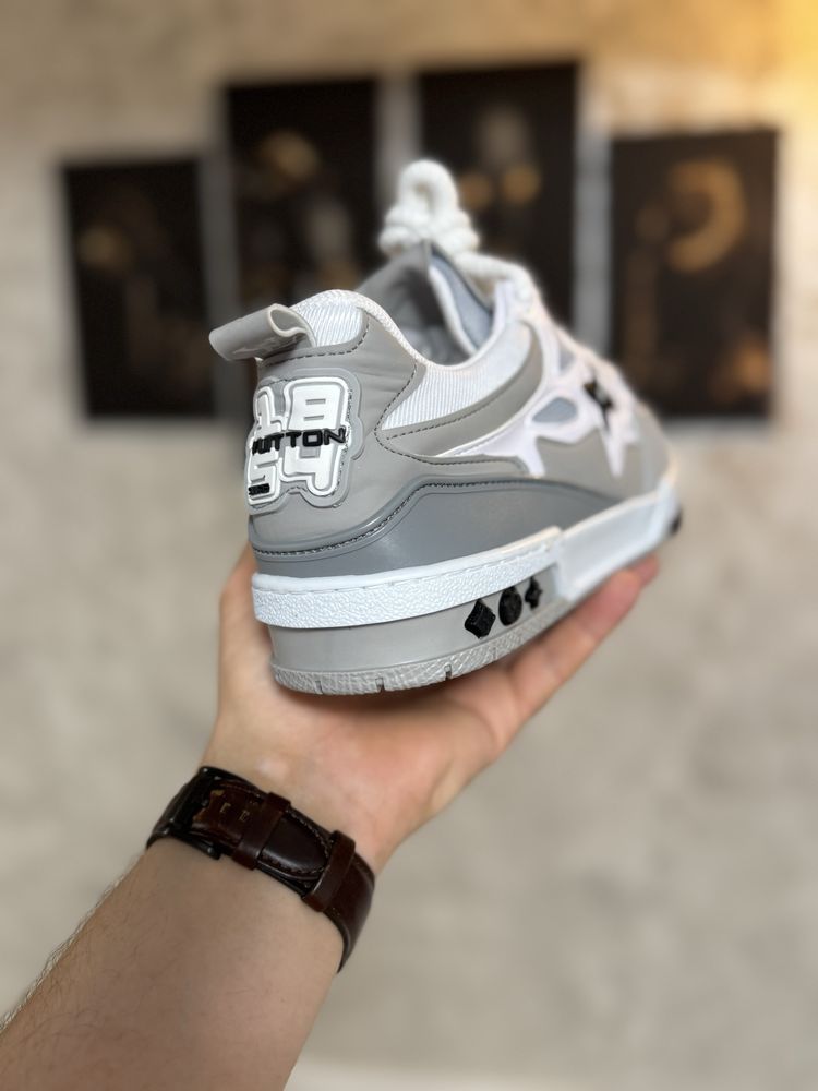 Adidasi Barbati Louis Vuitton Skate Gray & White!