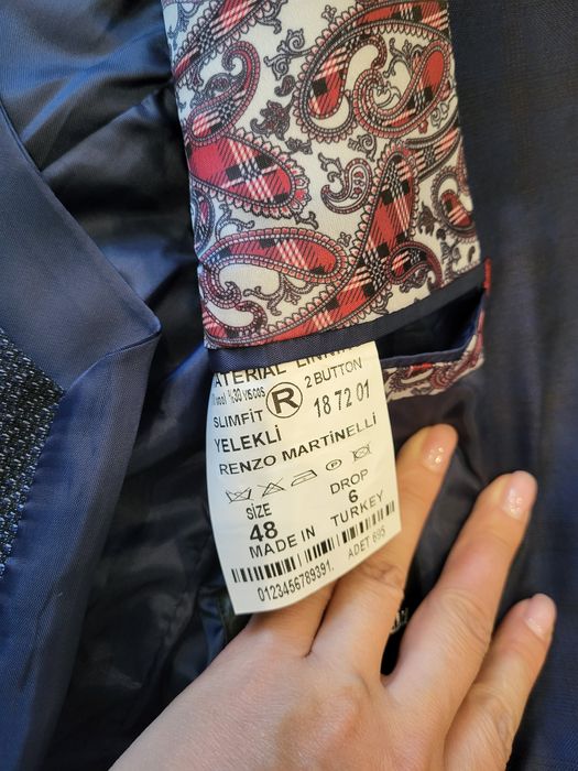 Sacou si Vestă Renzo Martinelli, NOI, cu eticheta, marime 48