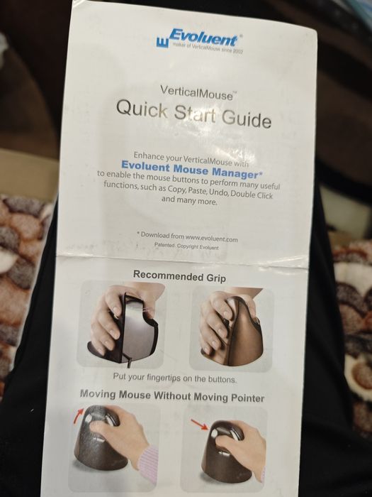 Вертикална мишка Evoluent D Large VMDL