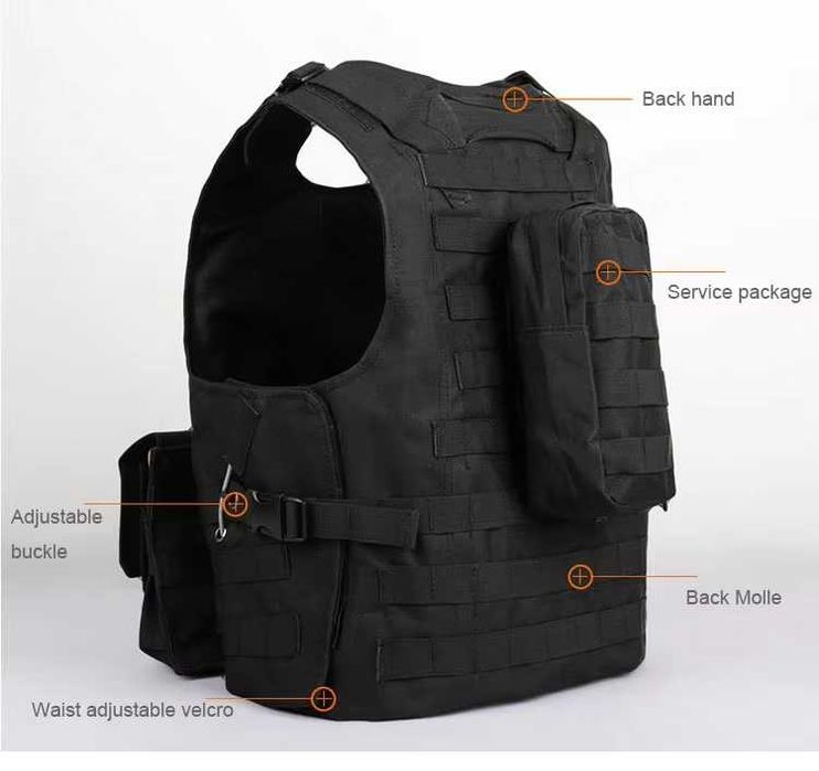 Vestă tactică, vânătoare Airsoft, Multifunctionala Olive Carrier Plate