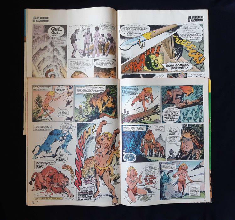 Лот Стари Френски Списания Pif Gadjet 12 Броя / 1969 - 1988 год./