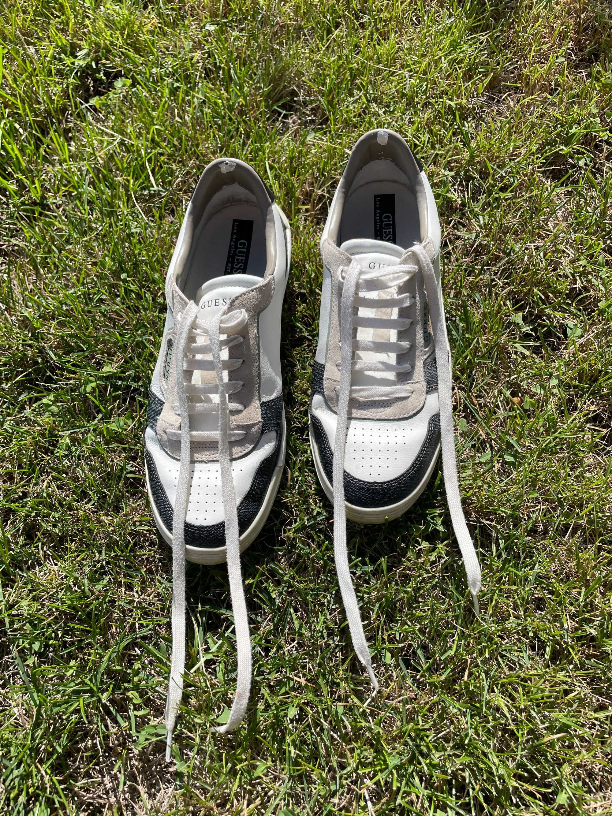Guess Еко-кожени маратонки тип "sneakers"