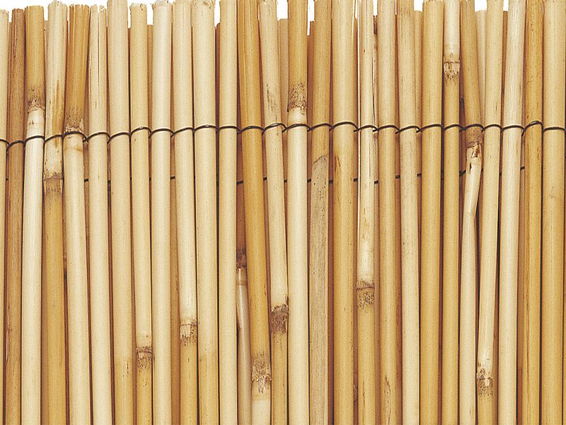 Ограда от естествена тръстика