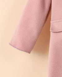 Palton elegant pt fetițe Roz prăfuit