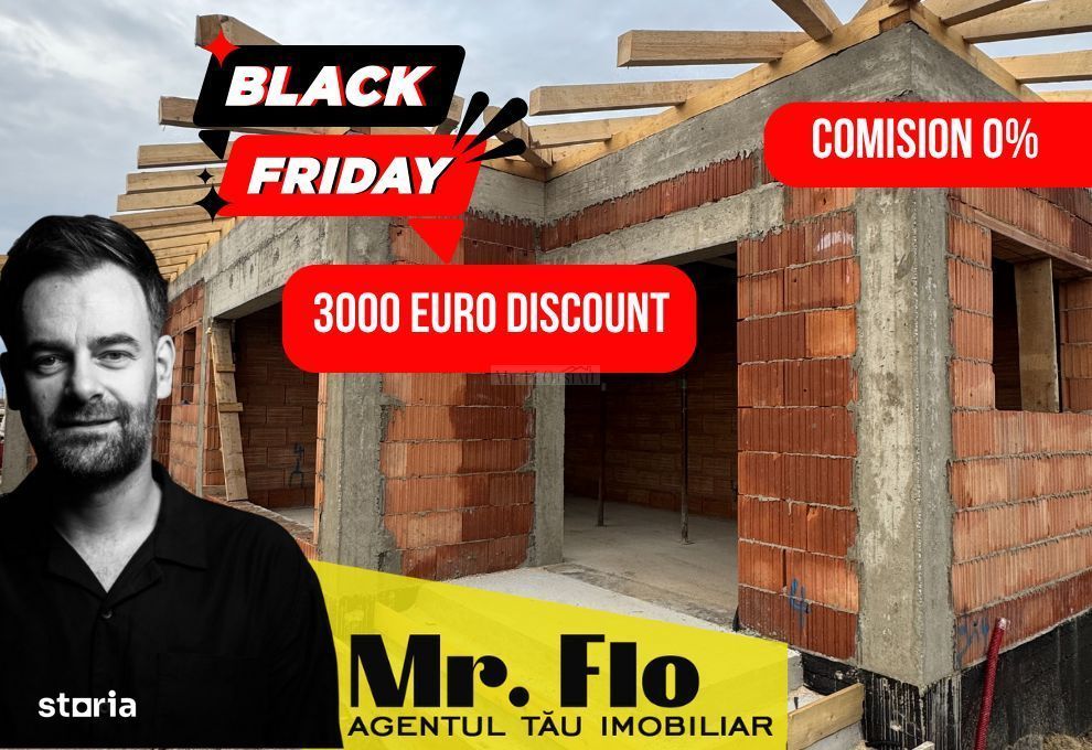 3000 E DISCOUNT - Duplex pe parter 3 camere Mosnita Noua cu Canalizare