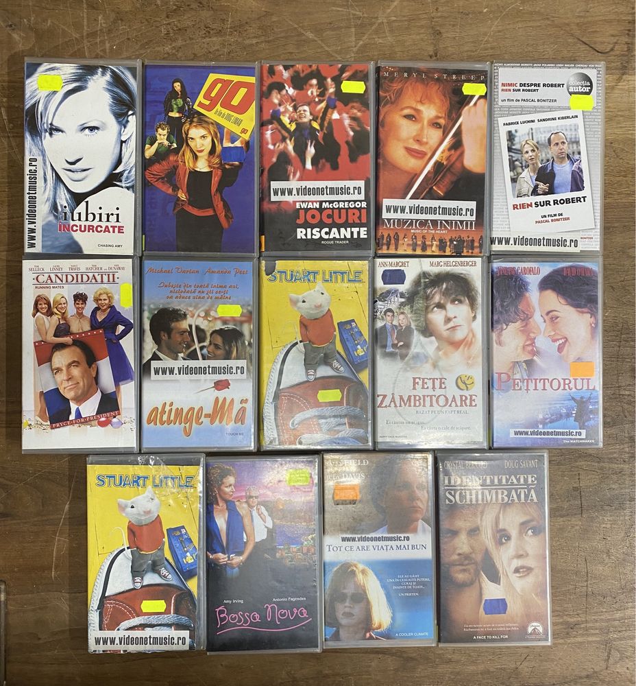 Casete video VHS, acț, thriller,comedie subtitr lb romana 43,44,45,46
