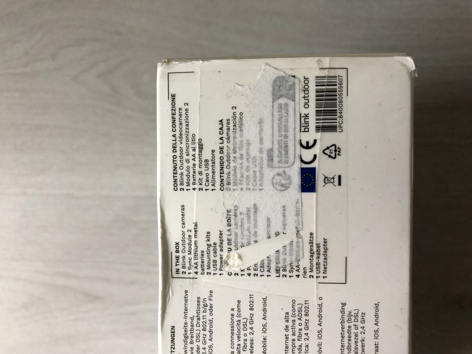 Нови, запечатани: Комплект 2 бр. Blink Outdoor камери + Sync Module 2