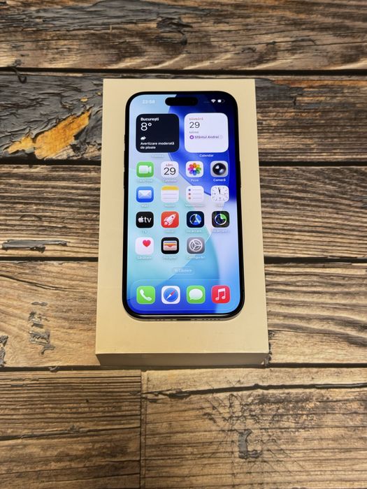 iPhone 15 Pro Titanium Black - 128GB, Baterie 89%