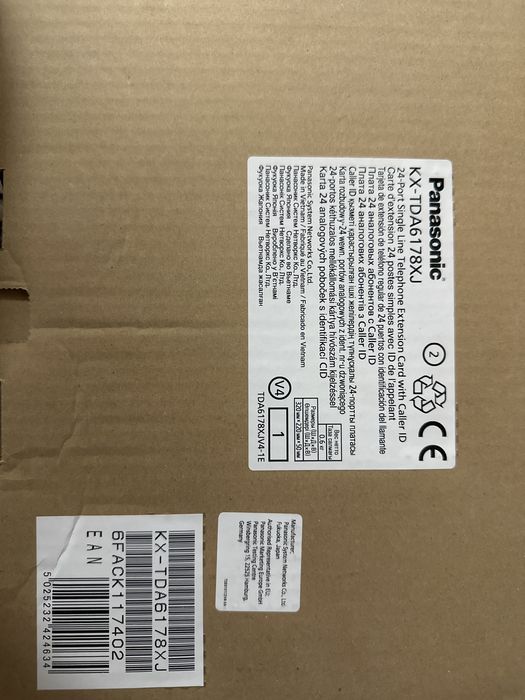 Panasonic KX-TDA6178XJ – 24 порттық оригинал телефон картасы