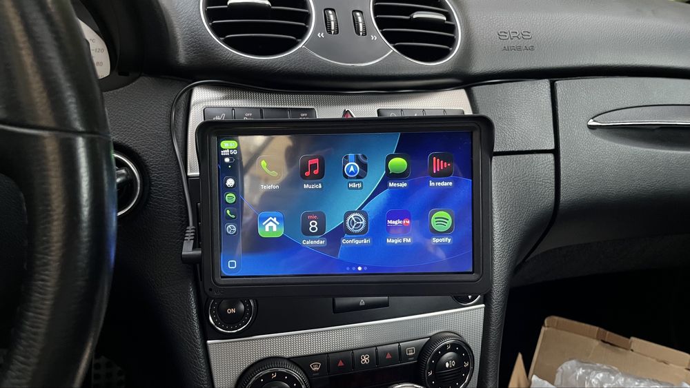 Monitor CarPlay, Android Auto...camera marșarier, Mercedes, BMW, VW