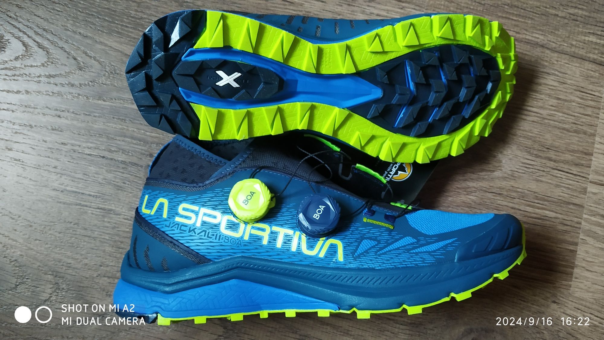 La Sportiva Jackal 2 Boa Storm Blue/Lime Punch 44,5