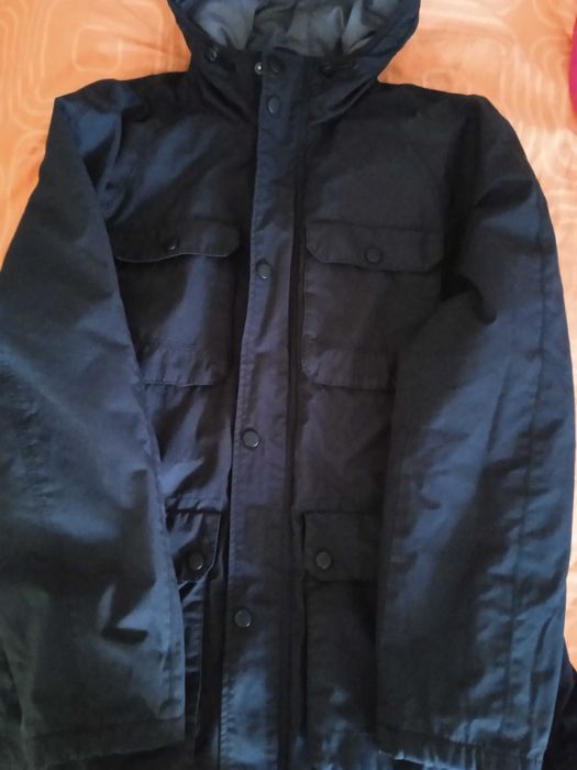 Яка с качулка топла мъжка Angelo Litroco размер L