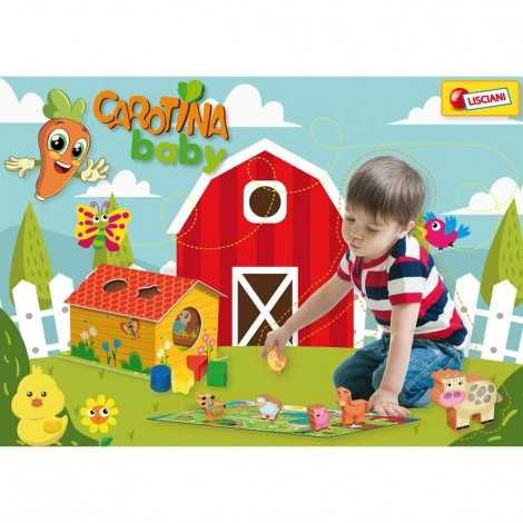 Пъзел за деца с ферма  Happy farm 72248 Lisciani Carotina Baby 3D