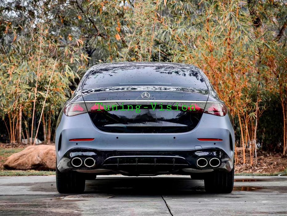 W214 E53AMG пакет предна броня задна броня накрайници решетка S214