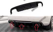 Difuzor bara spate Audi A5 8T Facelift 2011-2016 v44 - Maxton Design