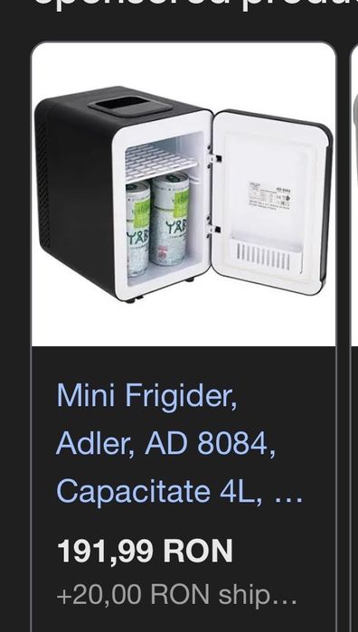 Mini frigider portabil (nou nouț negolosit)