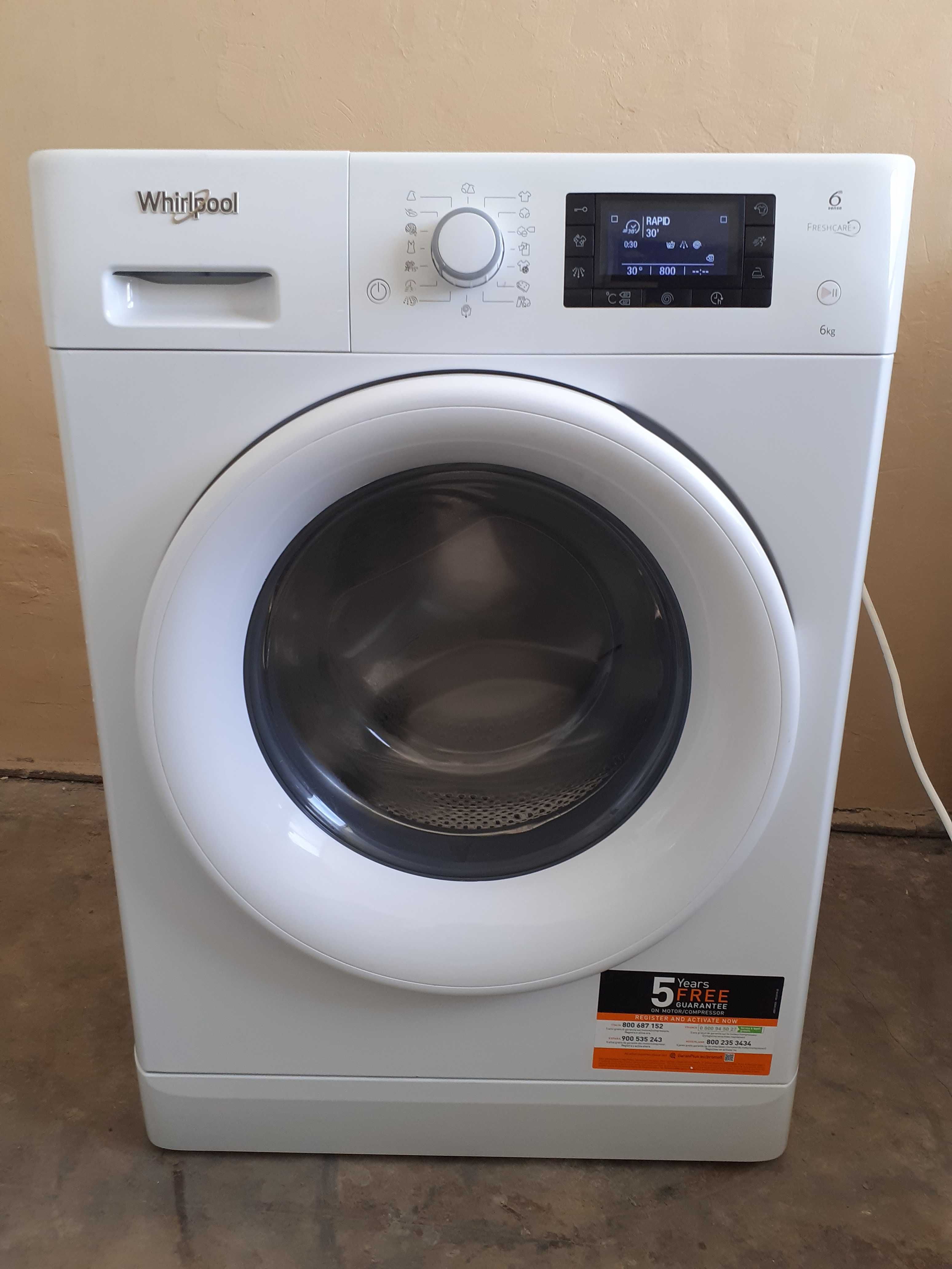 SLIM-WHIRLPOOL-6 kg,1200 rotatii