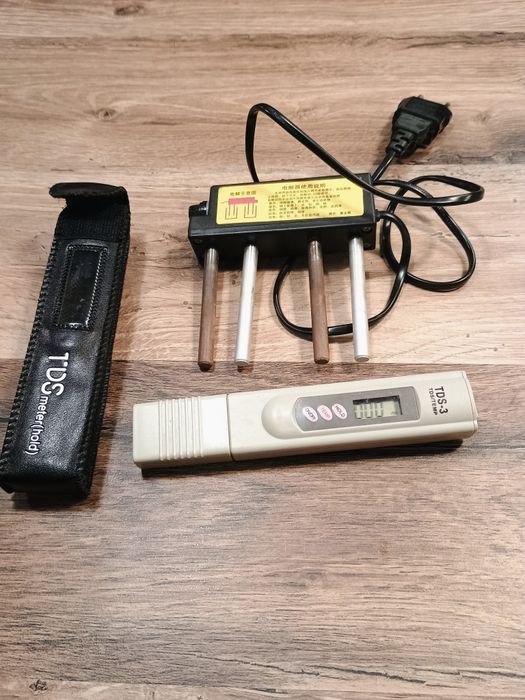 Tds metru și electrolizor testare apa