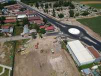 Teren 6.372 mp Afumati – colț giratoriu DN2, acces 3 strazi